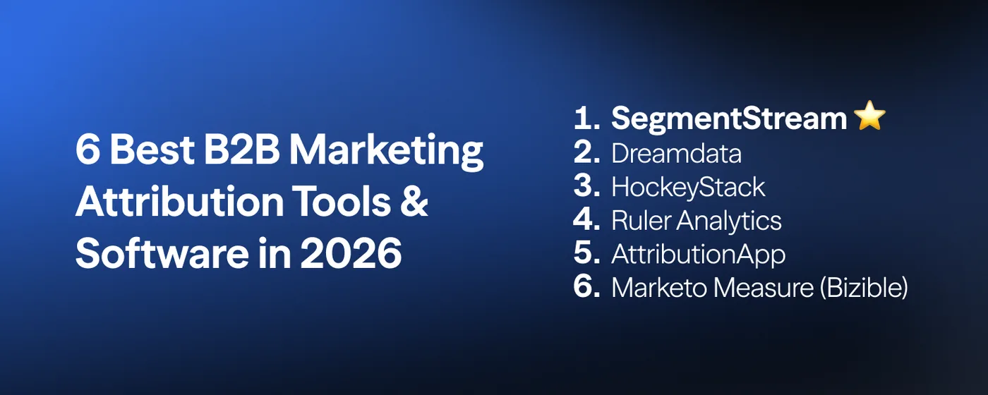 6 Best B2B Marketing Attribution Tools & Software in 2026