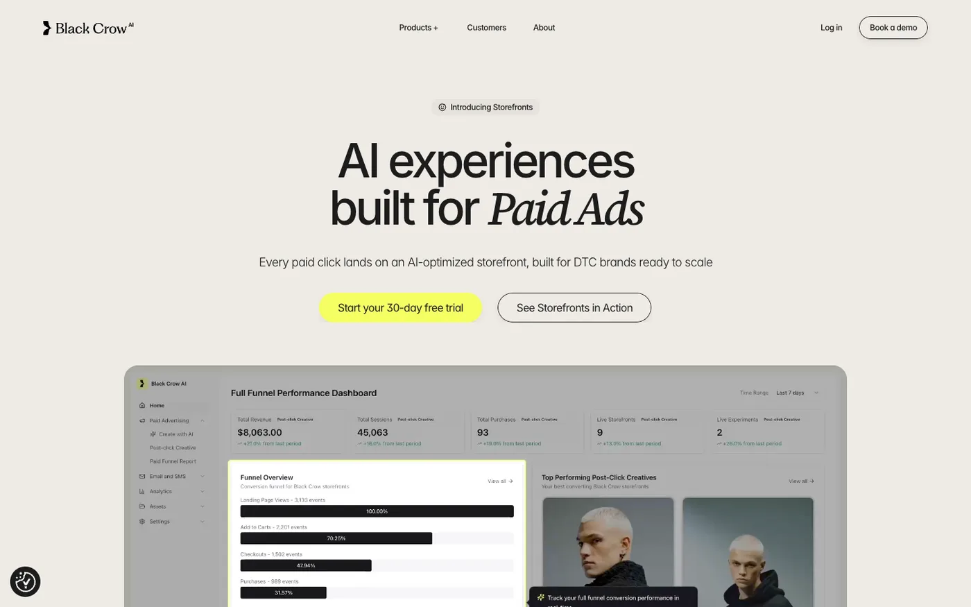 Black Crow AI predictive platform