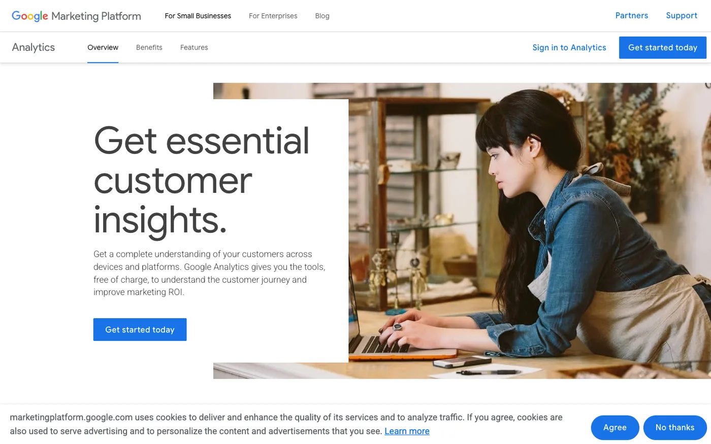 Google Analytics 4 attribution platform