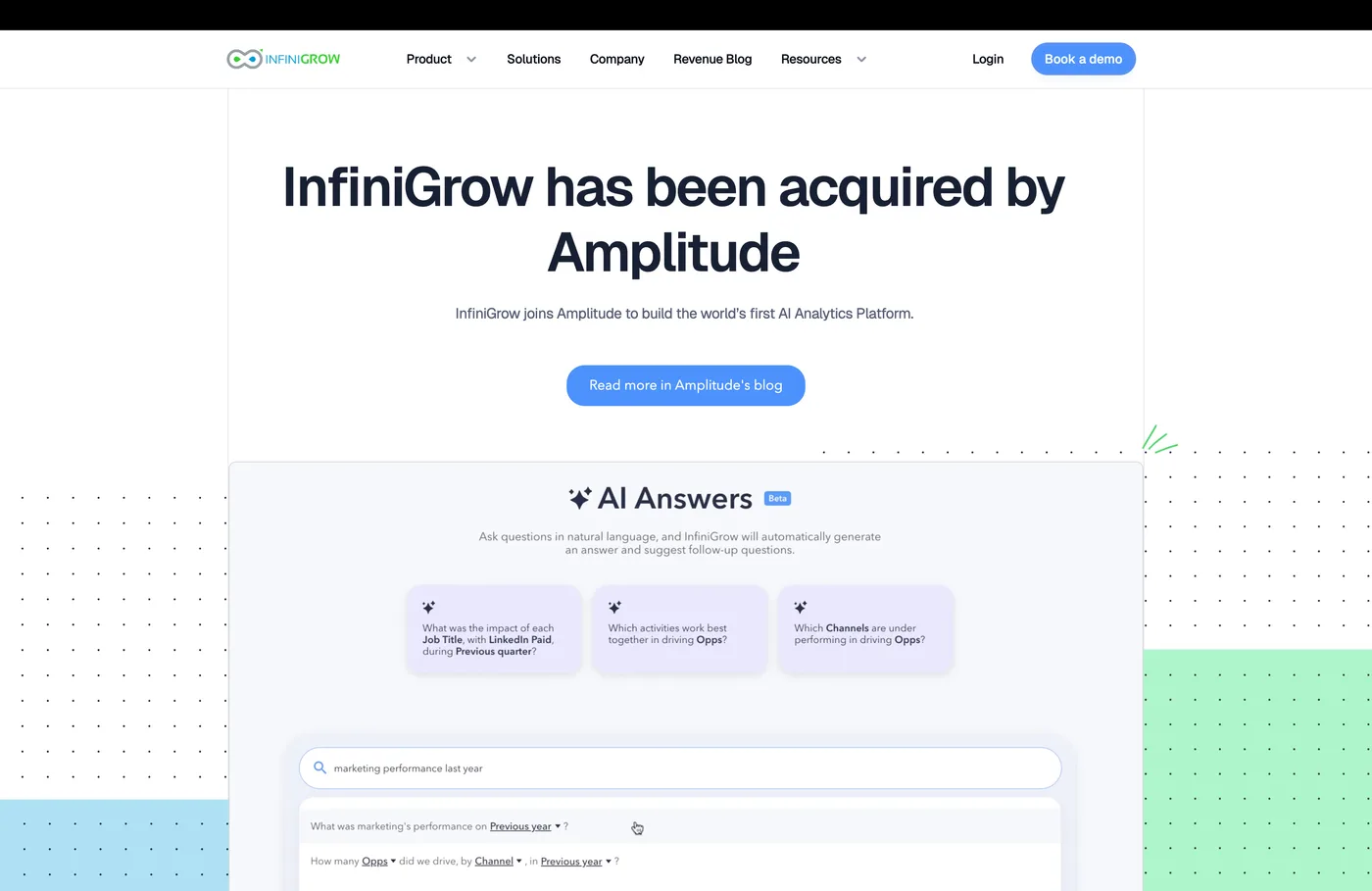 InfiniGrow AI-driven marketing analytics