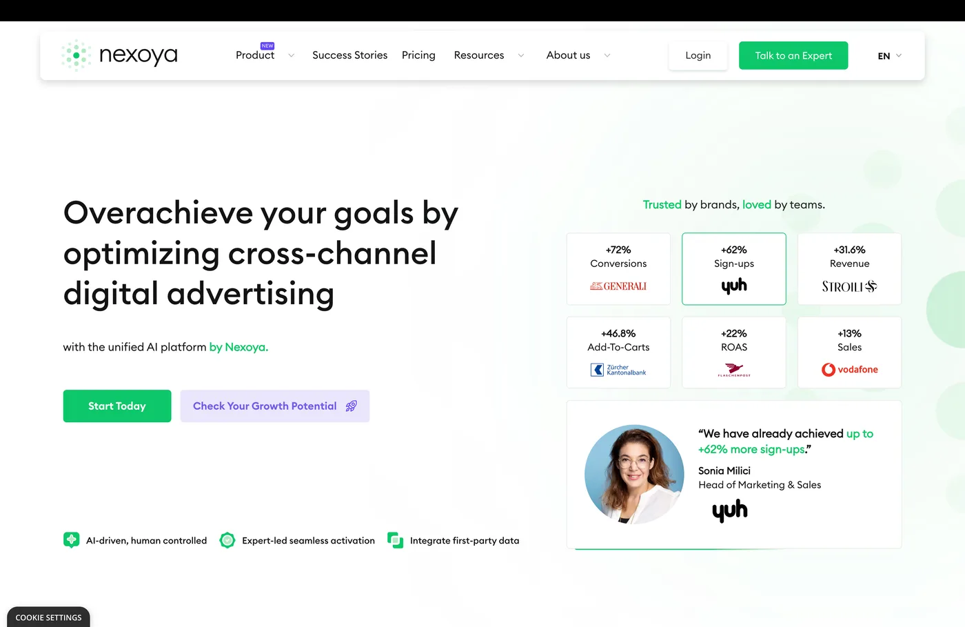 Nexoya marketing platform