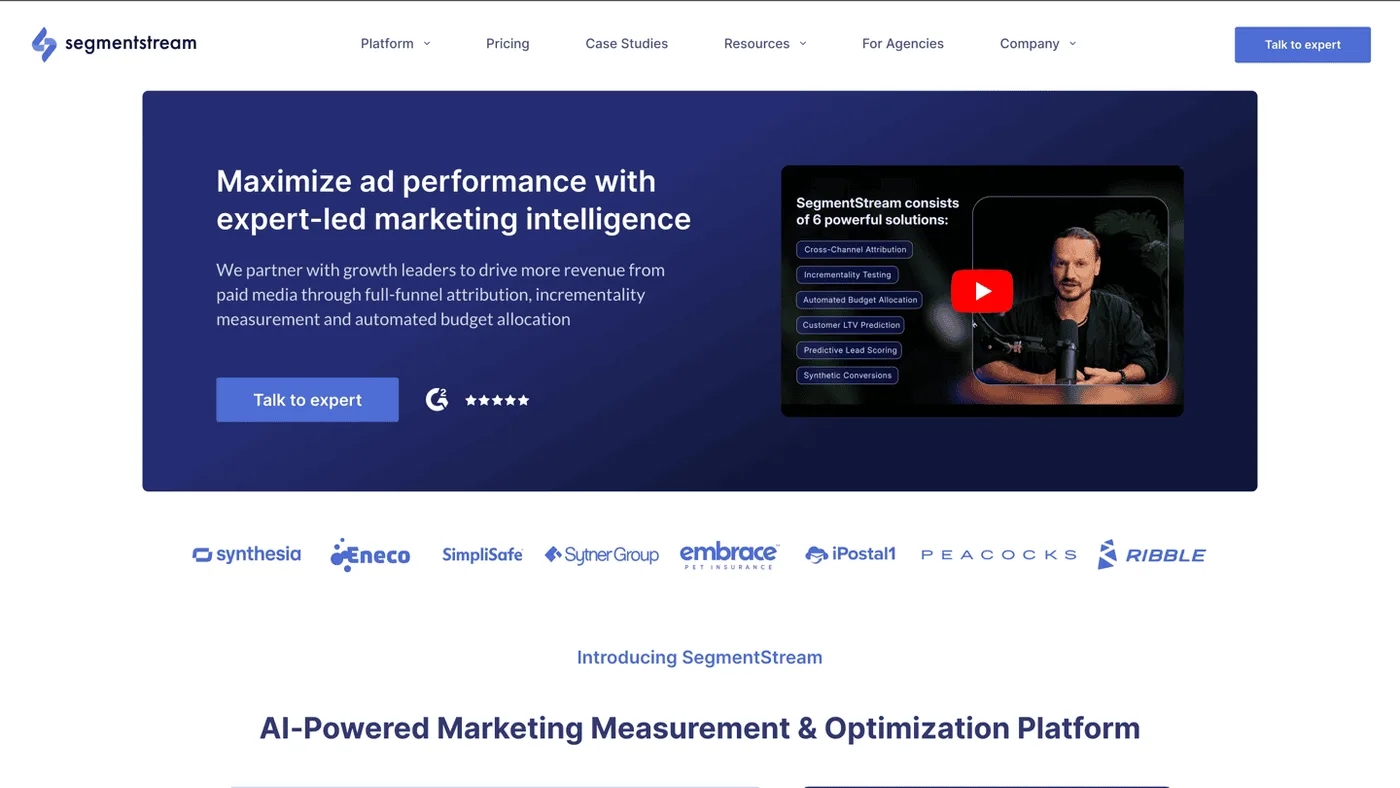 SegmentStream marketing attribution platform