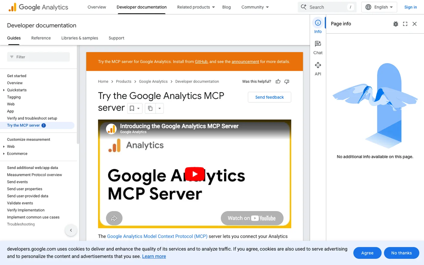 Google Analytics 4 MCP documentation