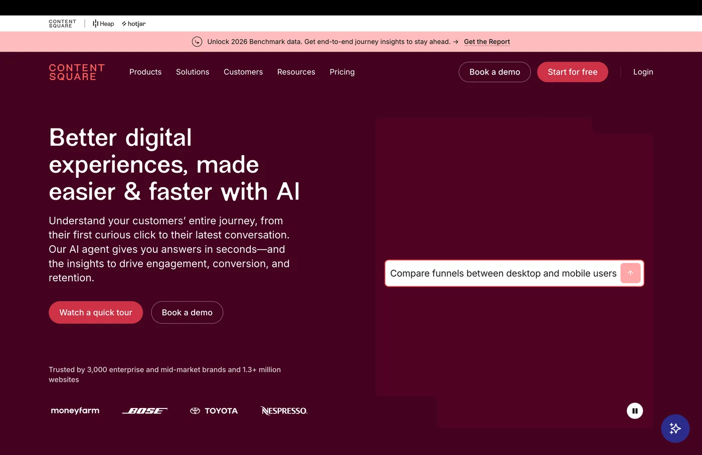 Contentsquare digital experience analytics platform
