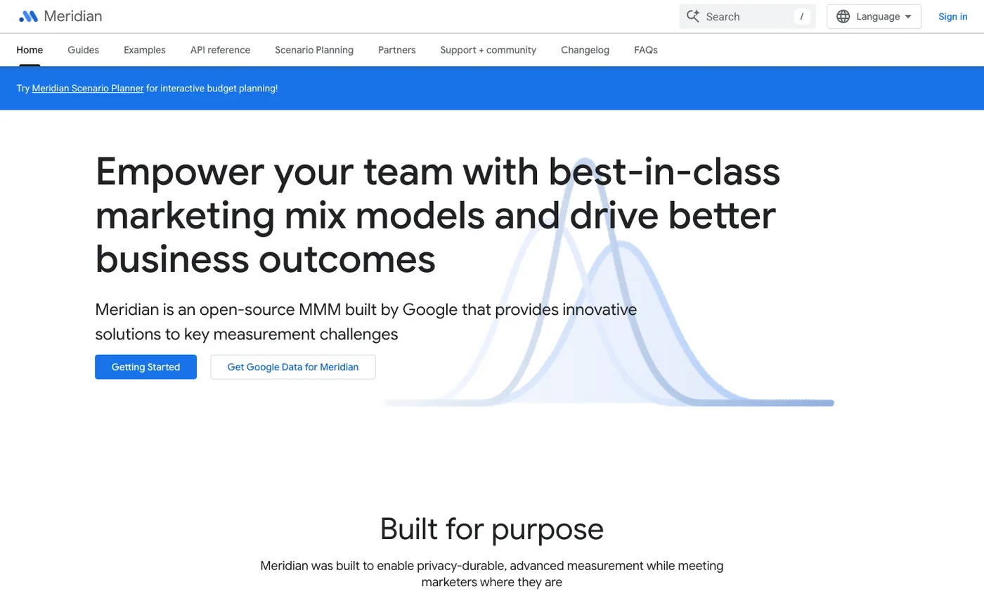 Google Meridian MMM framework
