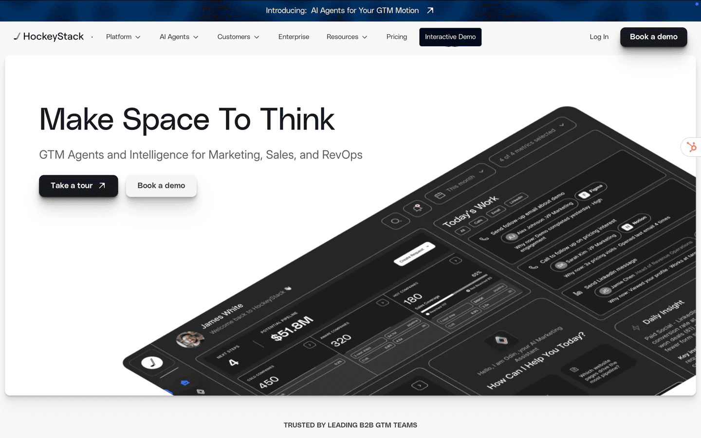HockeyStack revenue intelligence platform