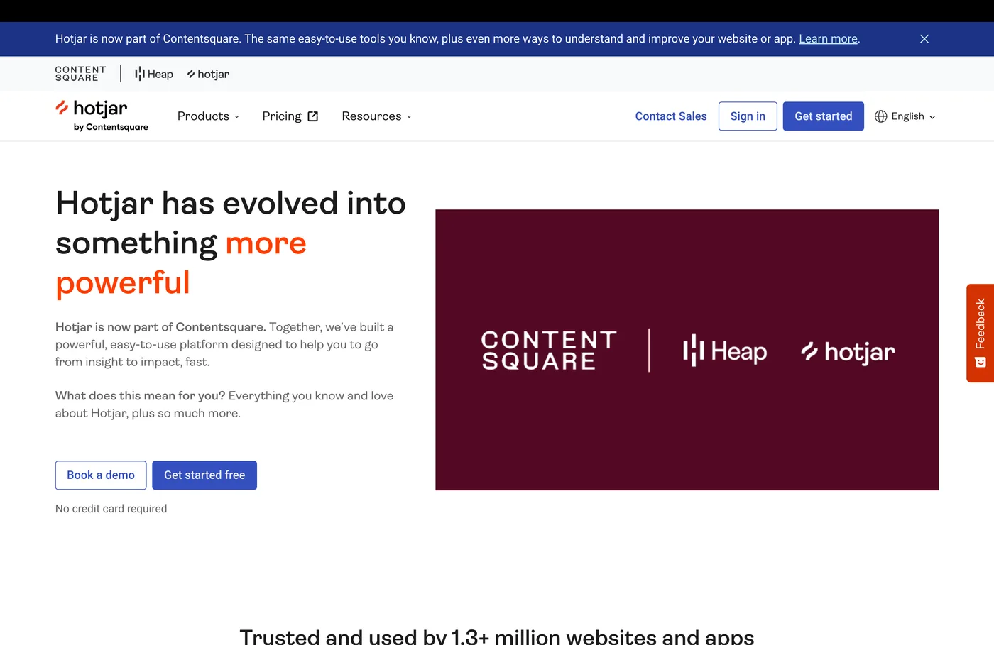Hotjar behavioral analytics platform